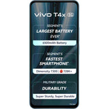 Vivo T4x 5G 17.06 Centimeter (6.72) Dual Rear Camera 50 MP AI Main Camera + 2 MP Bokeh Camera & 8 MP Front Camera 120Hz Full HD+ TFT LCD Display MediaTek Dimensity 7300 5G Octa Core Processor Smartphones Mobile