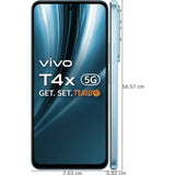 Vivo T4x 5G 17.06 Centimeter (6.72) Dual Rear Camera 50 MP AI Main Camera + 2 MP Bokeh Camera & 8 MP Front Camera 120Hz Full HD+ TFT LCD Display MediaTek Dimensity 7300 5G Octa Core Processor Smartphones Mobile