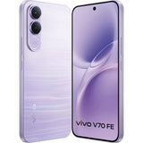 Vivo V70 FE 5G 17.35 Centimeter (6.83) Dual Rear Camera 200 MP OIS Ultra-Clear Main Camera + 50 MP Cemera, 8 MP Wide-Angle & 50 MP Front Camera 120Hz 1.5K Ultra Clear AMOLED Display Mediatek® Dimensity® 7360-Turbo Octa Core Processor Smartphones Mobile