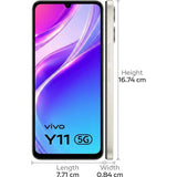 Vivo Y11 5G 17.13 Centimeter (6.74) Dual Rear Camera 13MP + 0.08MP & 5 MP Front Camera 120Hz HD+ Capacitive Multi-Touch LCD Display Mediatek Dimensity 6300 6nm Octa Core Processor Smartphones Mobile