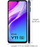 Vivo Y11 5G 17.13 Centimeter (6.74) Dual Rear Camera 13MP + 0.08MP & 5 MP Front Camera 120Hz HD+ Capacitive Multi-Touch LCD Display Mediatek Dimensity 6300 6nm Octa Core Processor Smartphones Mobile