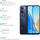 Vivo Y29 5G 16.96 Centimeter (6.68) Dual Rear Camera 50 MP + 0.08 MP & 8 MP Front Camera 120Hz HD+ LCD Display Mediatek Dimensity 6300 Octa Core Processor Smartphones Mobile