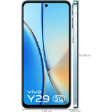 Vivo Y29 5G 16.96 Centimeter (6.68) Dual Rear Camera 50 MP + 0.08 MP & 8 MP Front Camera 120Hz HD+ LCD Display Mediatek Dimensity 6300 Octa Core Processor Smartphones Mobile