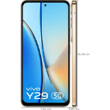 Vivo Y29 5G 16.96 Centimeter (6.68) Dual Rear Camera 50 MP + 0.08 MP & 8 MP Front Camera 120Hz HD+ LCD Display Mediatek Dimensity 6300 Octa Core Processor Smartphones Mobile