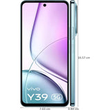 Vivo Y39 5G 16.97 Centimeter (6.68) Dual Rear Camera 50MP AI Sony Main Camera + 2MP Camera & 8 MP Front Camera 120Hz HD+ TFT LCD Display Qualcomm Snapdragon 4 Gen 2 Octa Core Processor Smartphones Mobile