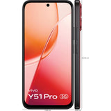 Vivo Y51 Pro 5G 17.14 Centimeter (6.75) Dual Rear Camera 50MP Main Camera + 2MP Camera & 8 MP Front Camera 120Hz FHD+ TFT LCD Display MediaTek Dimensity 7360-Turbo 4nm  Octa Core Processor Smartphones Mobile