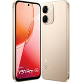 Vivo Y51 Pro 5G 17.14 Centimeter (6.75) Dual Rear Camera 50MP Main Camera + 2MP Camera & 8 MP Front Camera 120Hz FHD+ TFT LCD Display MediaTek Dimensity 7360-Turbo 4nm  Octa Core Processor Smartphones Mobile