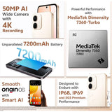 Vivo Y51 Pro 5G 17.14 Centimeter (6.75) Dual Rear Camera 50MP Main Camera + 2MP Camera & 8 MP Front Camera 120Hz FHD+ TFT LCD Display MediaTek Dimensity 7360-Turbo 4nm  Octa Core Processor Smartphones Mobile