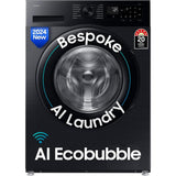 Samsung 12.0 Kg WW12DG5B24ABTL 5 Star AI Ecobubble & SpaceMax™ Technology SmartThings AI & Energy Mode Wi-Fi, Hygiene Steam with Inbuilt Heater Fully Automatic Front Loading Washing Machine (2024 Model, Black)