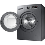 Samsung 7.0 Kg WW70R22EK0X/TL 5 Star Ecobubble Technology Energy Mode Hygiene Steam with Inbuilt Heater Digital Inverter Motor Fully Automatic Front Loading Washing Machine (2024 Model, Refined Inox)