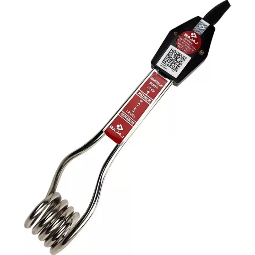 Bajaj 1500 W Immersion Heater 1.5 KW 25 (150650) Immersion Rod Water G –  Value Plus India