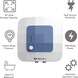 Bajaj 25.0 L (150858) 2000 W Compagno 25L 5 Star Storage Water Geyser (White)