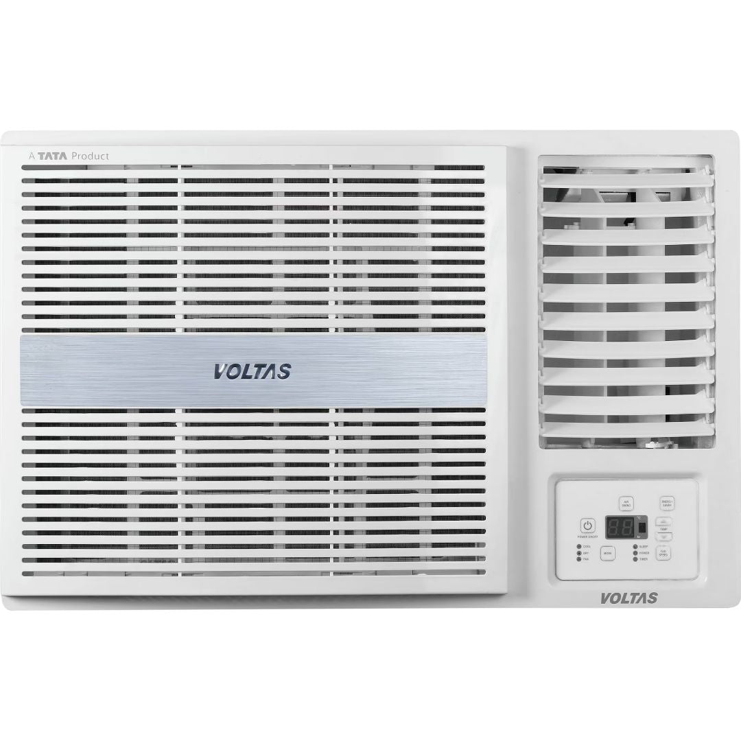 Voltas 1.50 T 183 Vectra Pearl 3 Star Turbo Mode with Anti Dust Filter Copper Condenser Fixed Speed Window Air Conditioner (2023 Model, White)