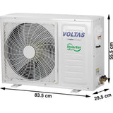 Voltas 1.50 T 183V Vertis Emerald 3 Star Anti-dust Filter Copper Condenser 5-in-1 Maha Adjustable Convertible Inverter Split Air Conditioner (2023 Model, White)