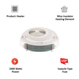 Bajaj 2000 W (260025) Majesty RX11 Heat Convector Room Heater (White, ISI Approved)