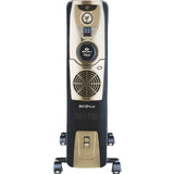 Bajaj 2900 W (260087) Majesty RH 13F Plus OFR 13 Fin with 400W PTC Ceramic Oil Filled Room Heater (Black)