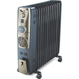 Bajaj 2900 W (260087) Majesty RH 13F Plus OFR 13 Fin with 400W PTC Ceramic Oil Filled Room Heater (Black)