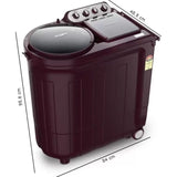 Whirlpool 7.50 kg (30274) Ace 7.5 Super Soak Wine Dazzle Semi Automatic Top Loading Washing Machine (Wine Dazzle)