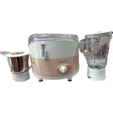 Bajaj 500 W (410547) FRESHSIP DLX with 2 Jars Juicer Mixer Grinder (White & Pink)