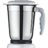 Bajaj 500 W GX 500 (410559) with 3 Jars Mixer Grinder (White & Blue)