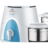 Bajaj 500 W GX 500 (410559) with 3 Jars Mixer Grinder (White & Blue)