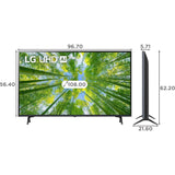 LG 108 Centimeter (43) 43UQ8040PSB 4K UHD WebOS Active HDR Smart LED TV (Black)