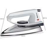 BAJAJ 600 W (440210 Grey) DX 2 Light Weight with Advance Soleplate and Anti-Bacterial German Coating Technology Dry Iron (Grey)