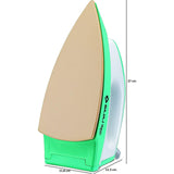 Bajaj 1000 W (440305) Majesty Canvas American Heritage Non-Stick Coated Soleplate Dry Iron (Green)