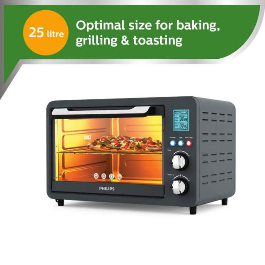 Philips 25.0 L HD6975/00 Digital Oven Toaster Grill (Grey)