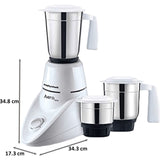 Morphy Richards 500 W Aero New (640089) 3 Jars Mixer Grinder (White)