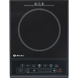 Bajaj MAJESTY ICX NEO 1600 W (740057) Pan sensor and Voltage Pro Technology, Push Button Automatic Induction Cooktop (Black)
