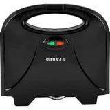 Franke Faber 2 Slice FSTG 750W DLX BK Oven Toaster Grill (OTG) with Non Stick Coating Fixed Grill Plates Sandwich Maker (Black)