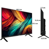 AISEN 60 Centimeter (24) A24HDN534 HD Ready Non Smart LED TV (Black)