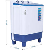 AISEN 7.0 kg A70SWM620-Royal Blue Semi Automatic Top Loading Washing Machine (Royal Blue)