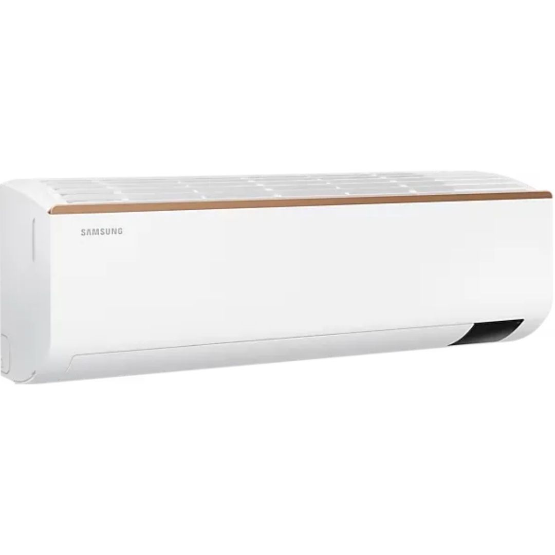 Samsung 1.0 T AR12CY3ZAGDNNA/AR12CY3ZAGDXNA 3 Star Anti Bacterial Filter 5-in-1 Convertible Cooling Inverter Split Air Conditioner (2023 Model, White)