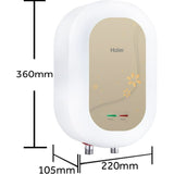 Haier 3.0 L ES3V-C1 (I)-P (3ltr) Storage Water Geyser (Ivory)