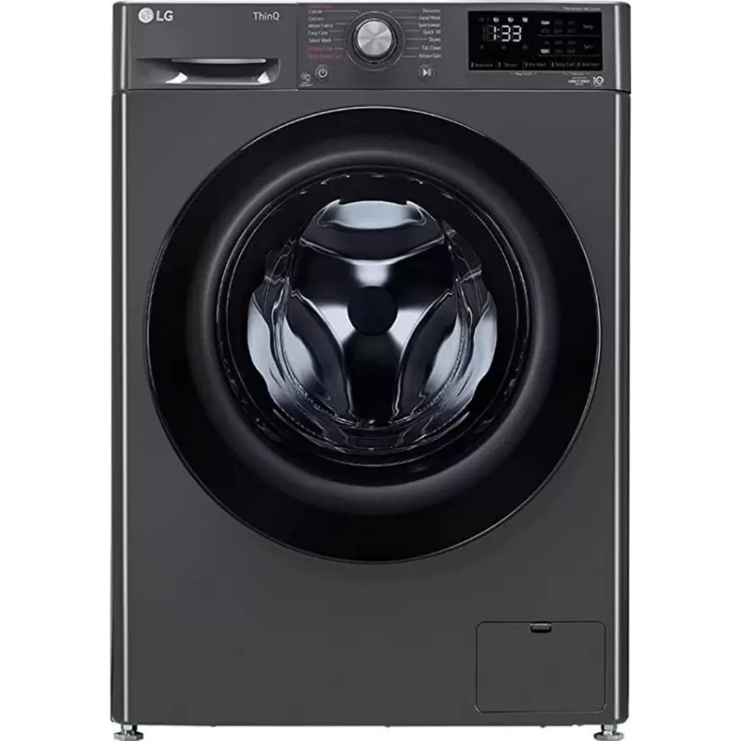 LG 7.0 kg FHV1207Z4M.ABMQEIL5 Star Inverter Wi-Fi with AI DD Technology & Inbuilt Heater Fully Automatic Front Loading Washing Machine (Middle Black)