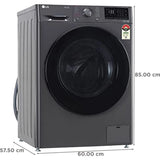 LG 7.0 kg FHV1207Z4M.ABMQEIL5 Star Inverter Wi-Fi with AI DD Technology & Inbuilt Heater Fully Automatic Front Loading Washing Machine (Middle Black)