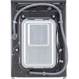 LG 8.0 kg FHV1408Z2M.ABMQEIL 5 Star Inverter with Inbuilt Heater Fully Automatic Front Loading Washing Machine (Middle Black)