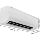 Daikin 1.50 T FTKM50UV16V/RKM50UV16V 5S 5 Star PM 2.5 Filter with Copper Condenser Inverter Split Air Conditioner (White)