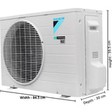 Daikin 1.50 T FTKM50UV16V/RKM50UV16V 5S 5 Star PM 2.5 Filter with Copper Condenser Inverter Split Air Conditioner (White)