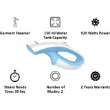 Havells 920 W GHGGSBPB092 Wrinkly Hand Held Garment Steamer (Blue & White)