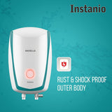 Havells 3.0 L GHWAIAPWB003 Instanio Instant Water Heater (White & Blue)