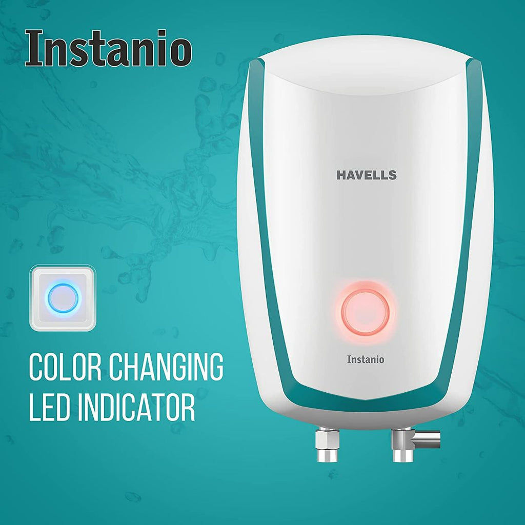 Havells 3.0 L GHWAIAPWB003 Instanio Instant Water Heater (White & Blue ...