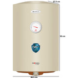Havells 15.0 L GHWAMGSIB015 Monza DX 15L 2000 W Ivory Storage Water Geyser (Ivory)