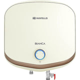 Havells 15.0 L GHWCBNTIV015 Bianca 5 Star Vertical Storage Water Geyser (Ivory Champagne Gold)