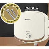 Havells 15.0 L GHWCBNTIV015 Bianca 5 Star Vertical Storage Water Geyser (Ivory Champagne Gold)