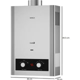 Havells 6.0 L GHWGFLSWH006 8 Bar Instant Flagro LPG Gas Water Geyser (White)