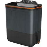 Lloyd 7.50 kg GLWMS75AVGEL elante 5 Star Semi Automatic Top Loading Washing Machine (Black & Orange)
