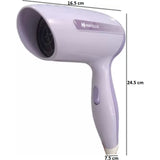 Havells 1200 W HD1902 2 Setting Honeycomb Inlet Travel Friendly Hair Dryer (Lavender)